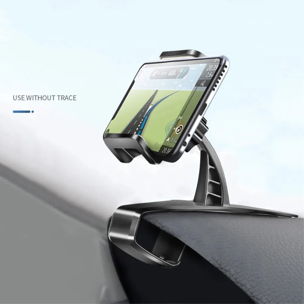 3 in 1 Car GPS Smartphone Holder: Dashboard / Visor Clamp   AC Grid Clip for Switel Snow S4011D - Black