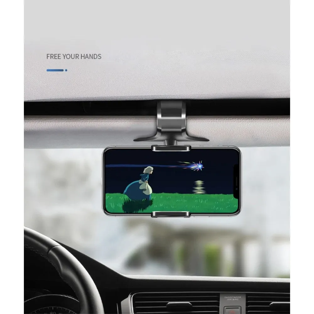 3 in 1 Car GPS Smartphone Holder: Dashboard / Visor Clamp   AC Grid Clip for Switel Snow S4011D - Black