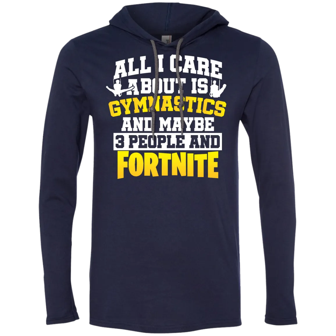 All I Care... Men's T-Shirt Hoodie