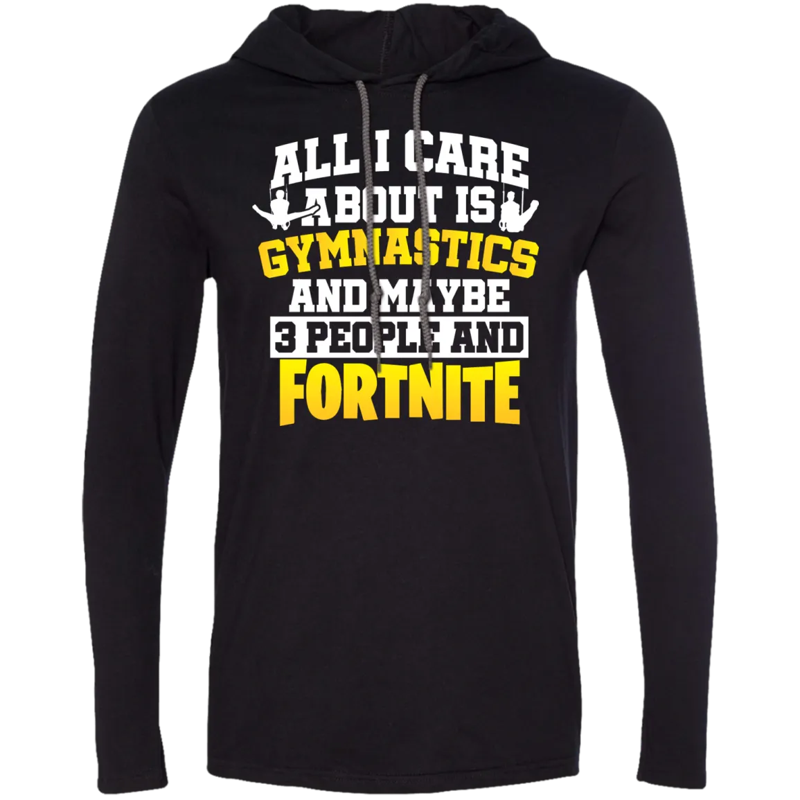 All I Care... Men's T-Shirt Hoodie