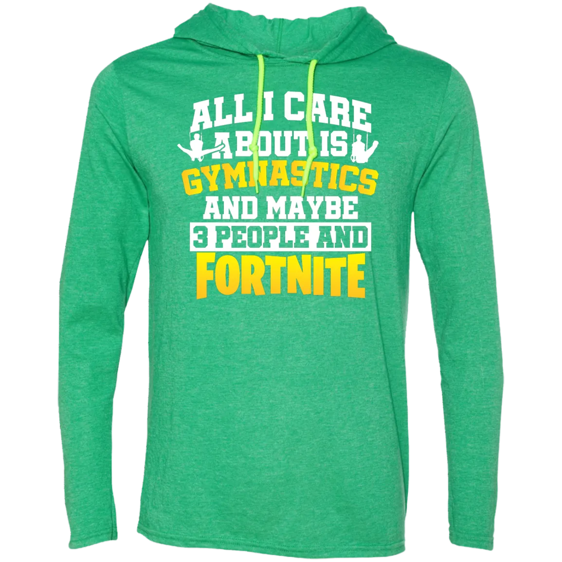 All I Care... Men's T-Shirt Hoodie