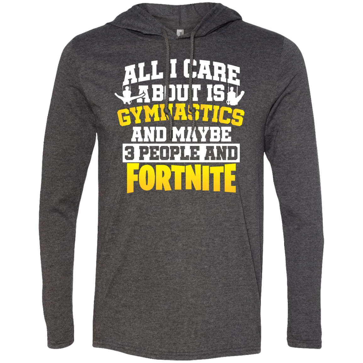 All I Care... Men's T-Shirt Hoodie