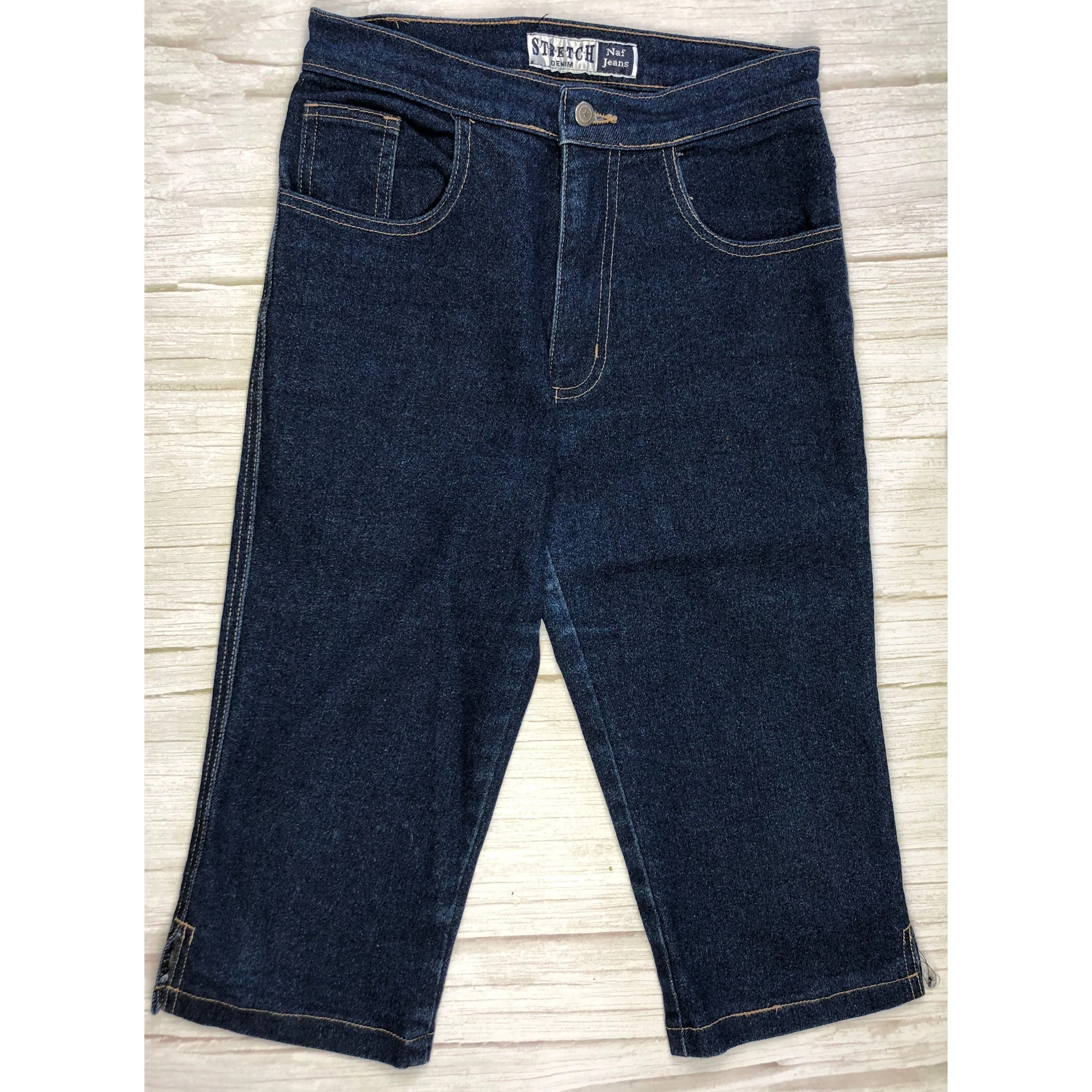 Australian Made Vintage 1980's NAF Stretch Capri Jeans- Size 10
