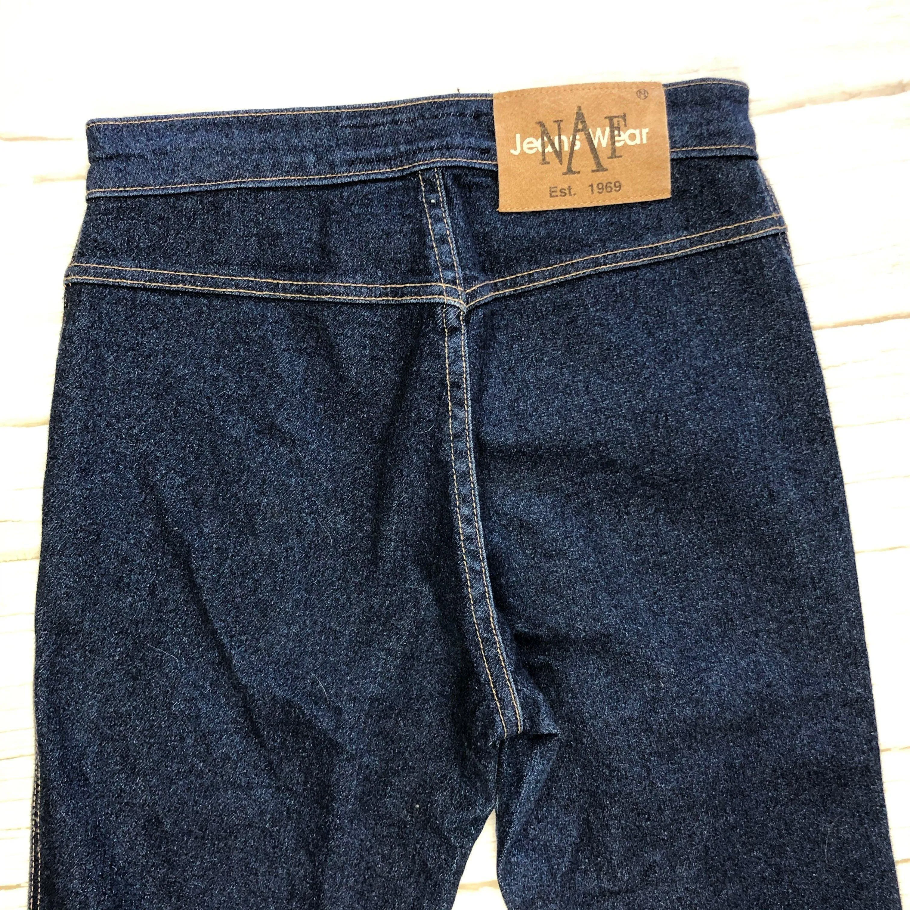 Australian Made Vintage 1980's NAF Stretch Capri Jeans- Size 10