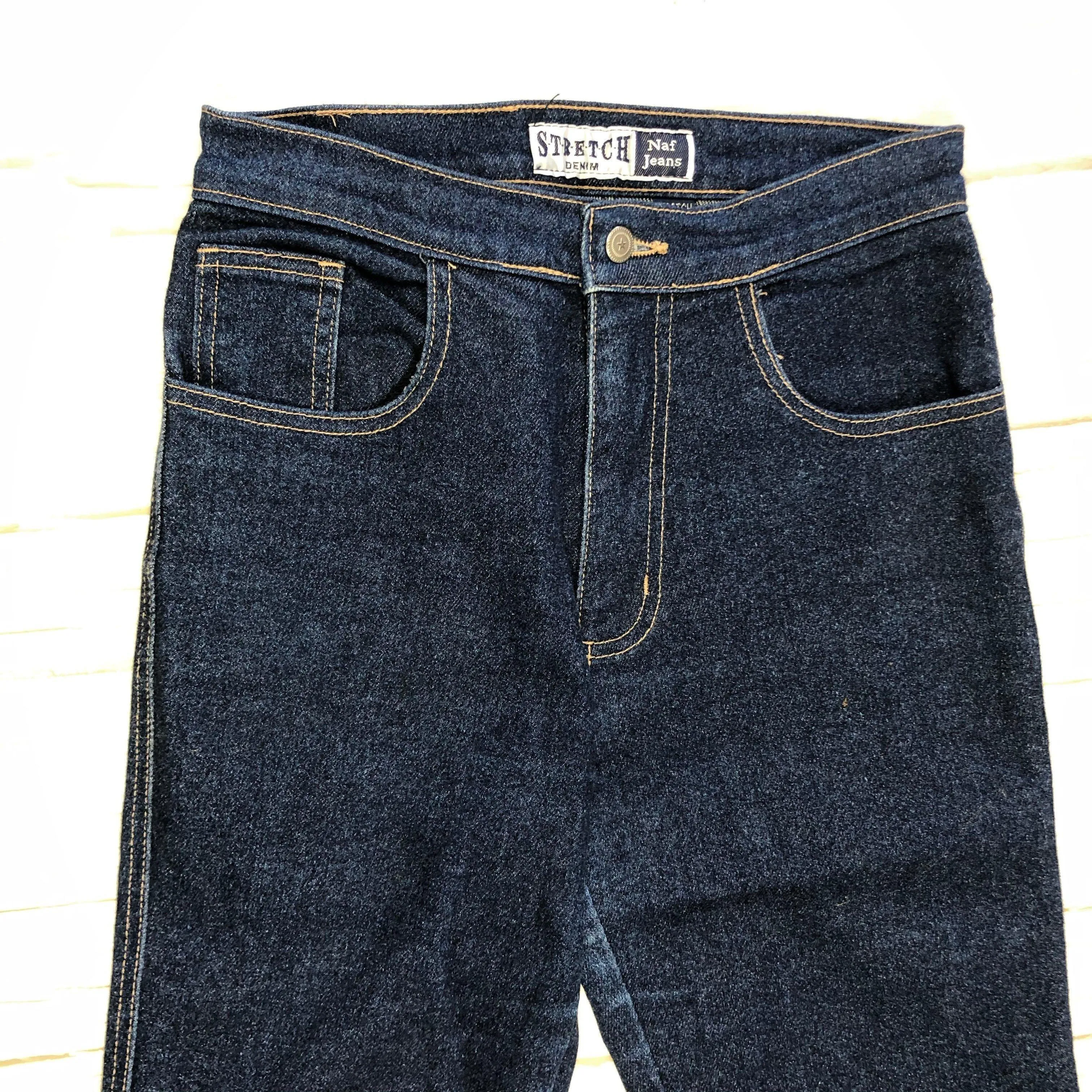 Australian Made Vintage 1980's NAF Stretch Capri Jeans- Size 10