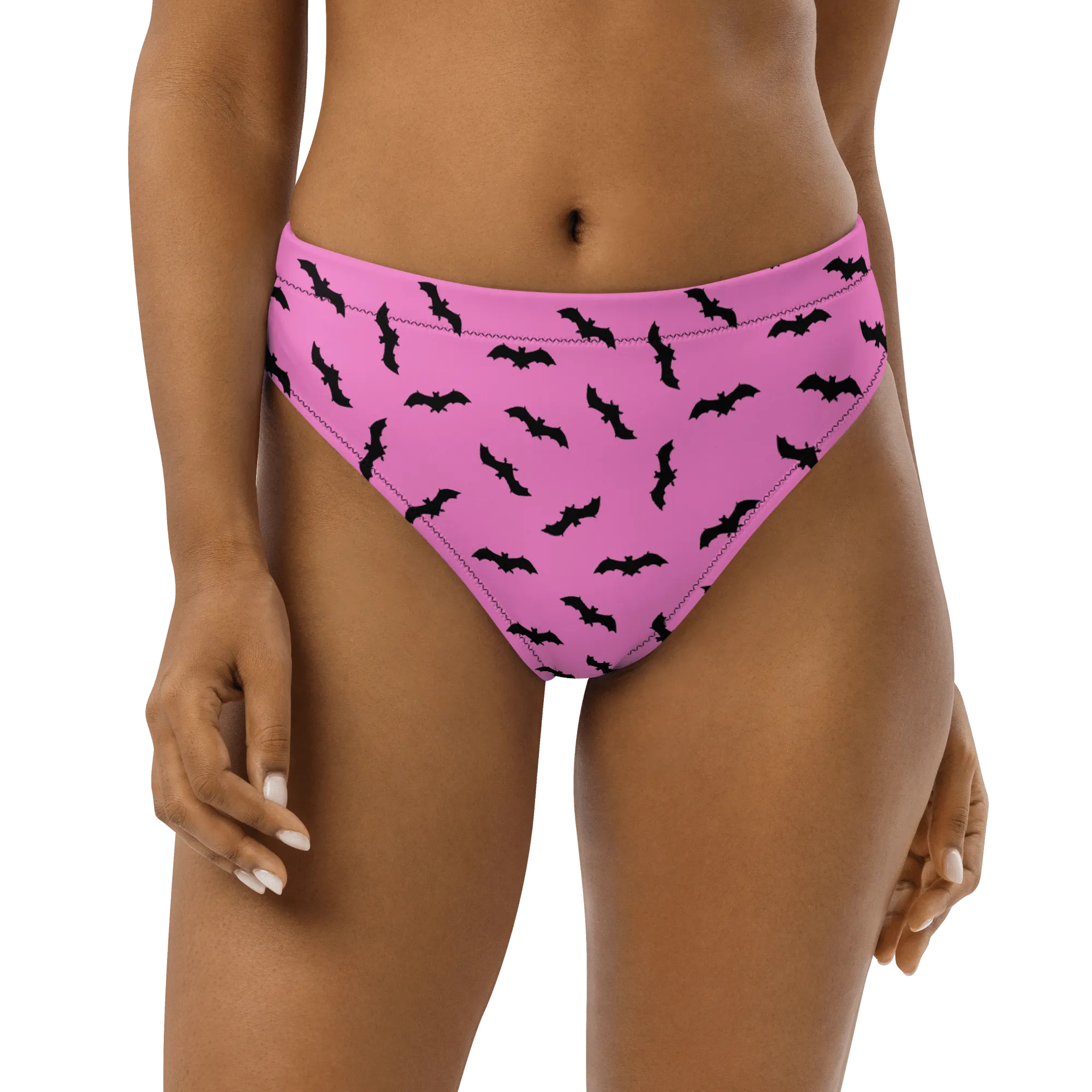 Bat Babe Sport High-Waisted Bikini Bottom