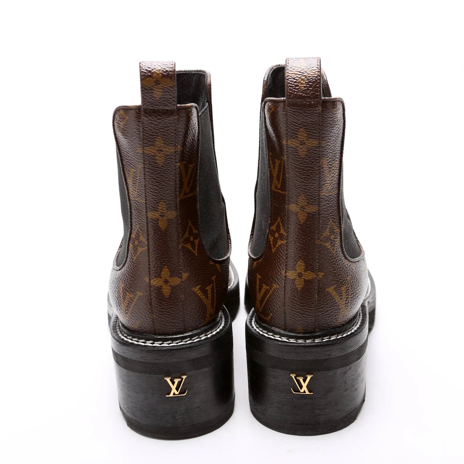 Beaubourg Monogram Ankle Boots Size 38.5