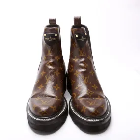 Beaubourg Monogram Ankle Boots Size 38.5