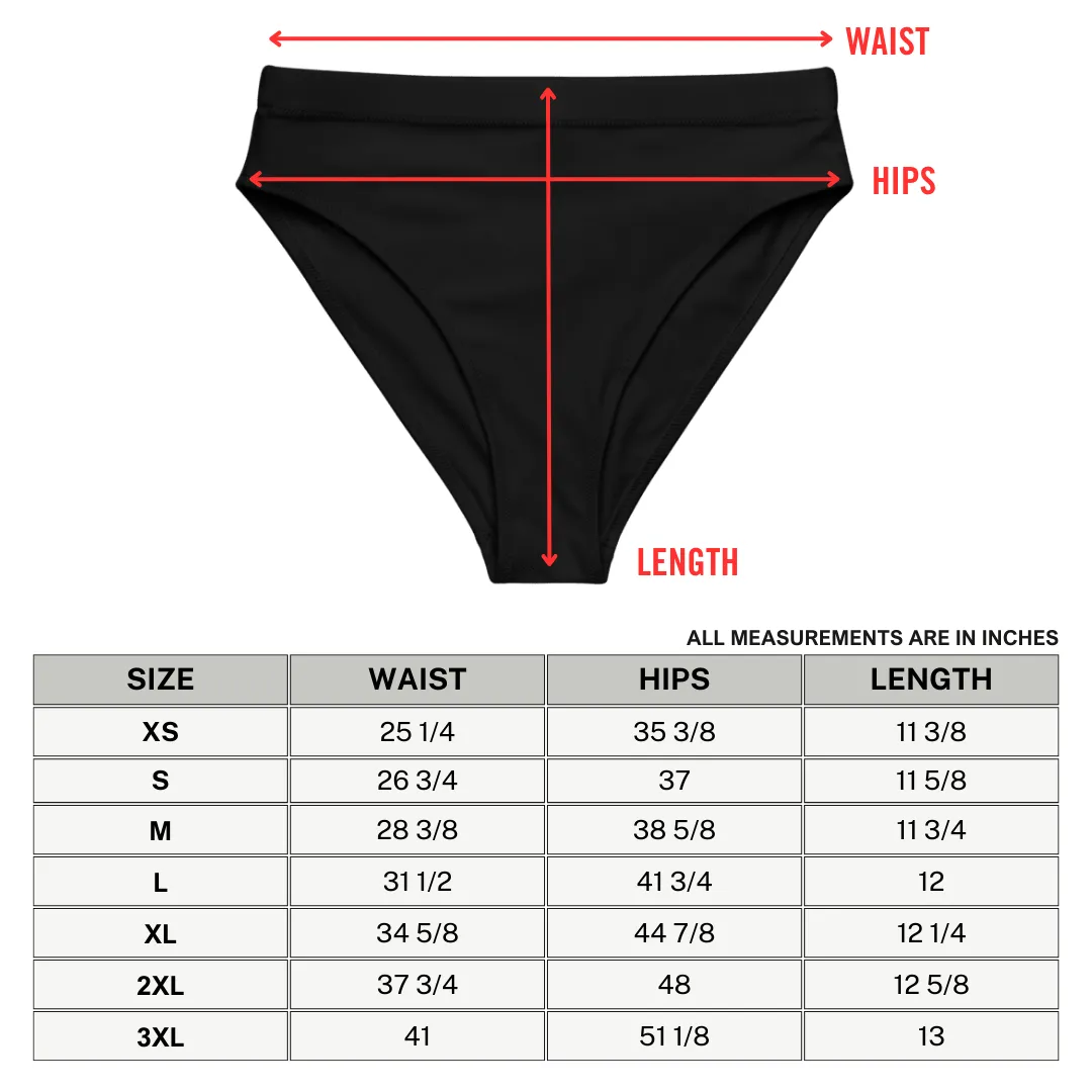 Bengal Heat High-Waisted Sport Bikini Bottom