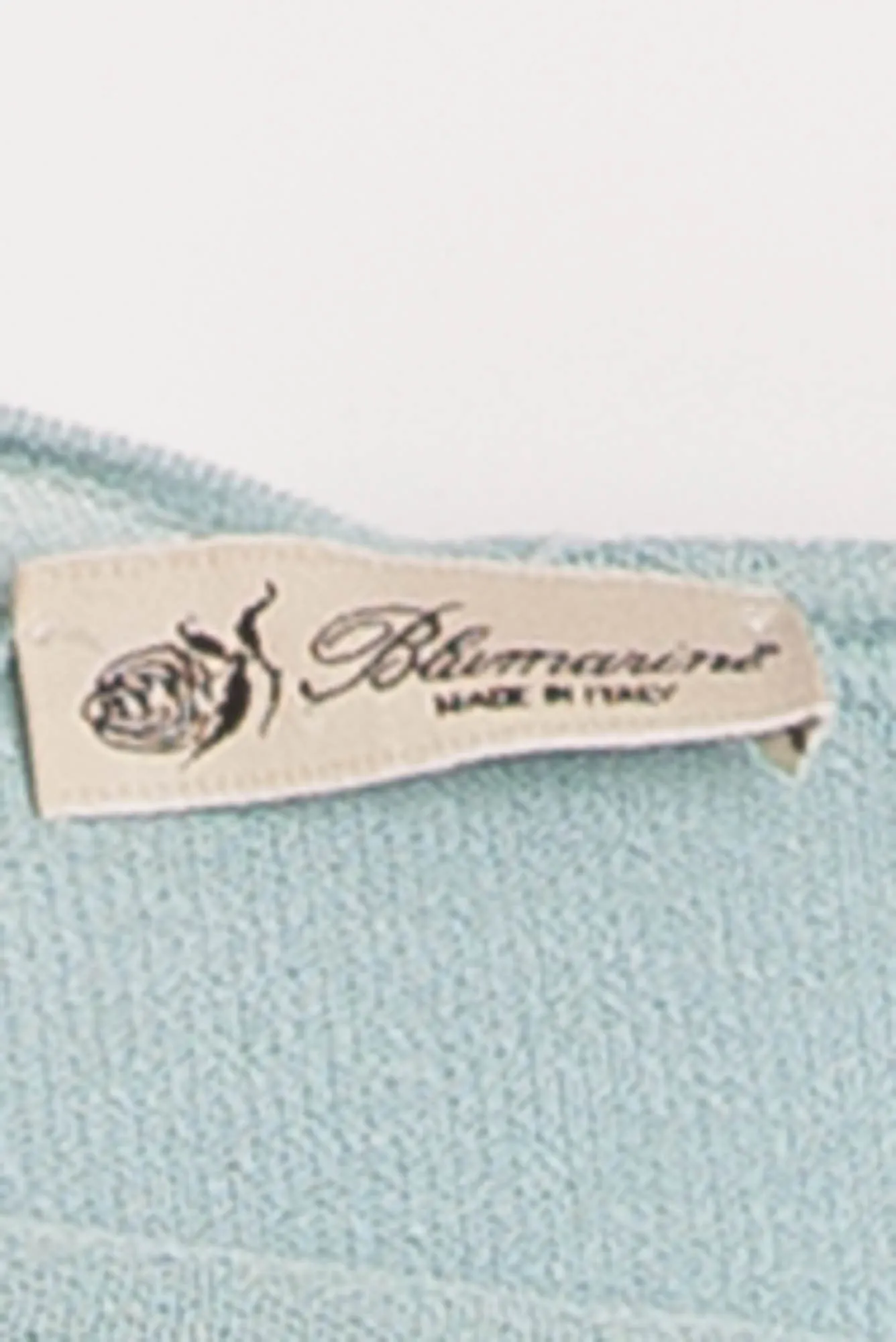 Blumarine - Aqua Sleeveless Knit Dress