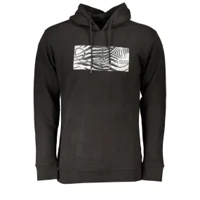 Cavalli Class Black Cotton Men Men's Sweater