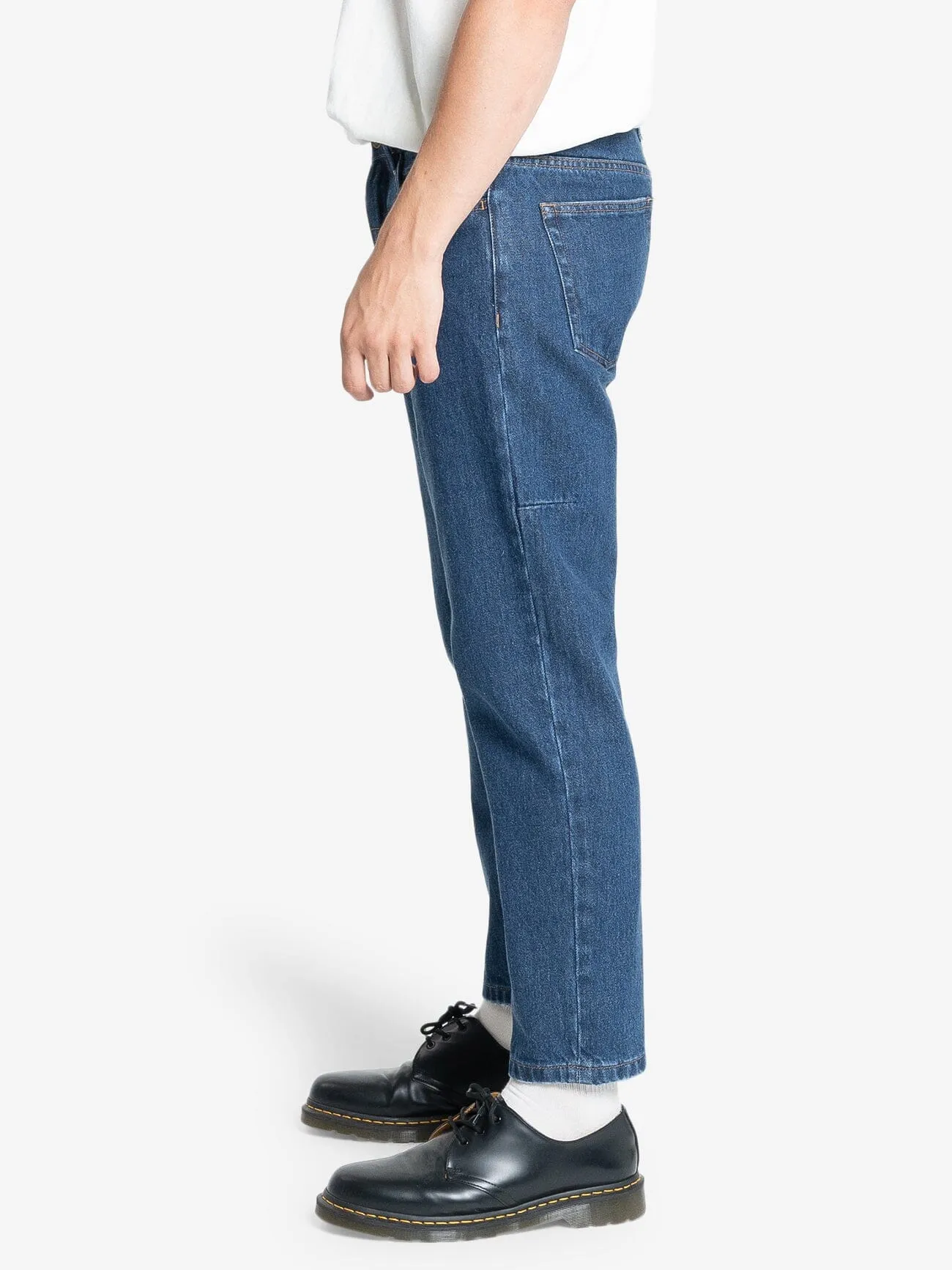 Chopped Denim Jean - Double Indigo Rinse