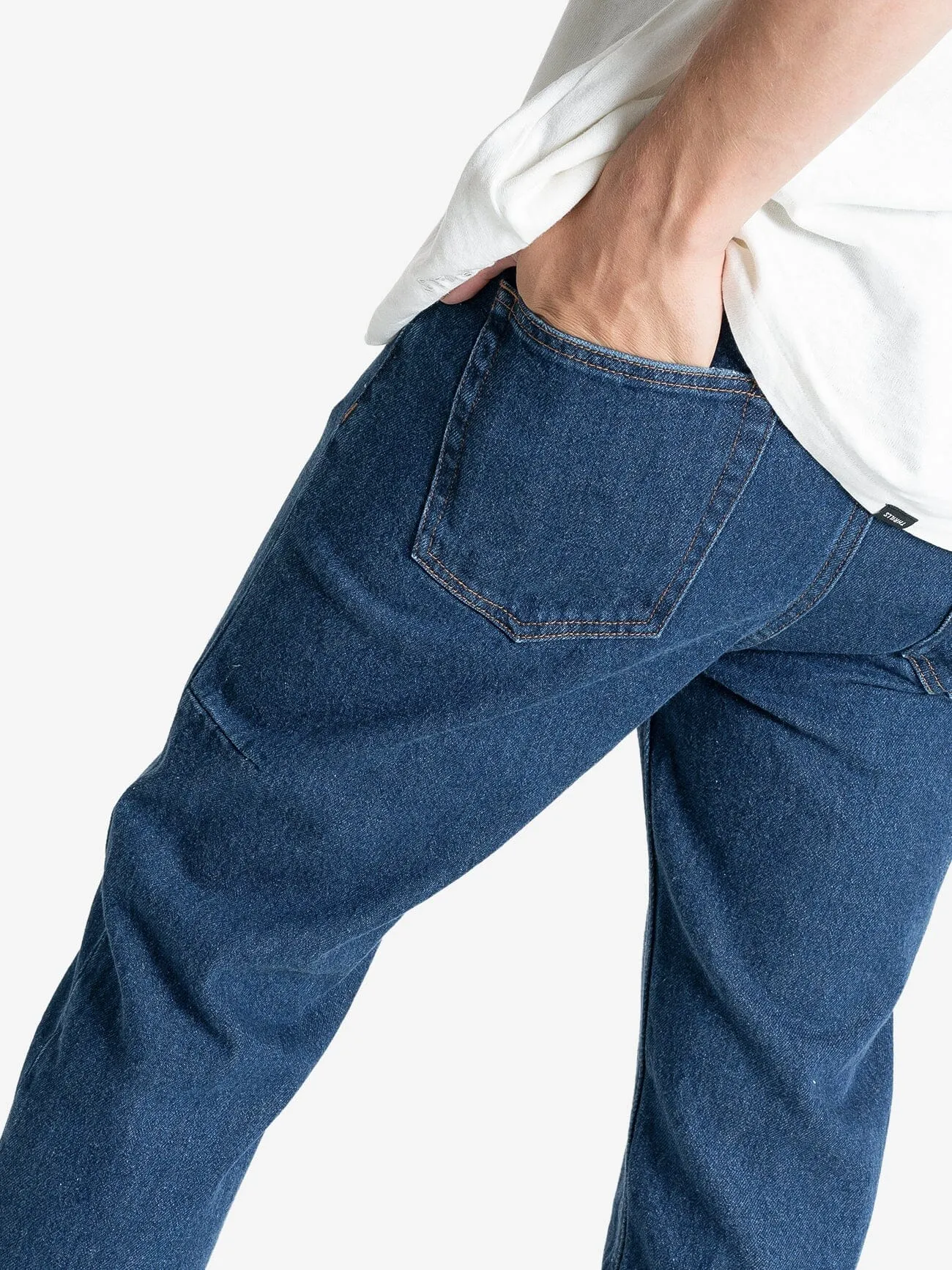 Chopped Denim Jean - Double Indigo Rinse