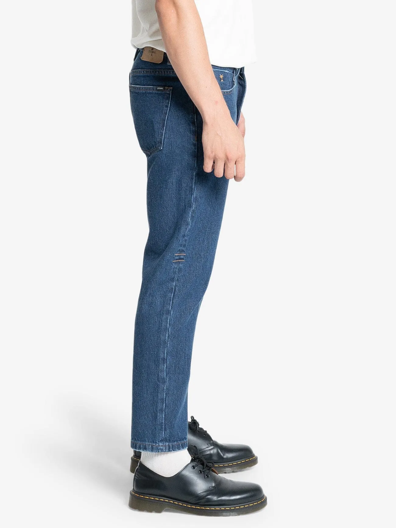 Chopped Denim Jean - Double Indigo Rinse