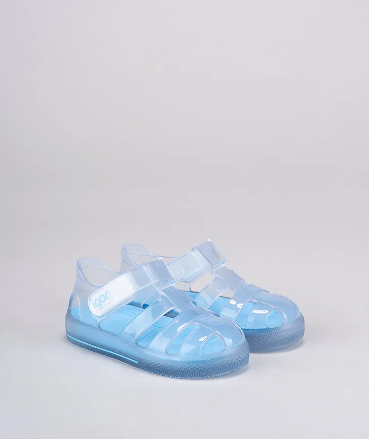 Clear and Blue Igor Shoes S10248