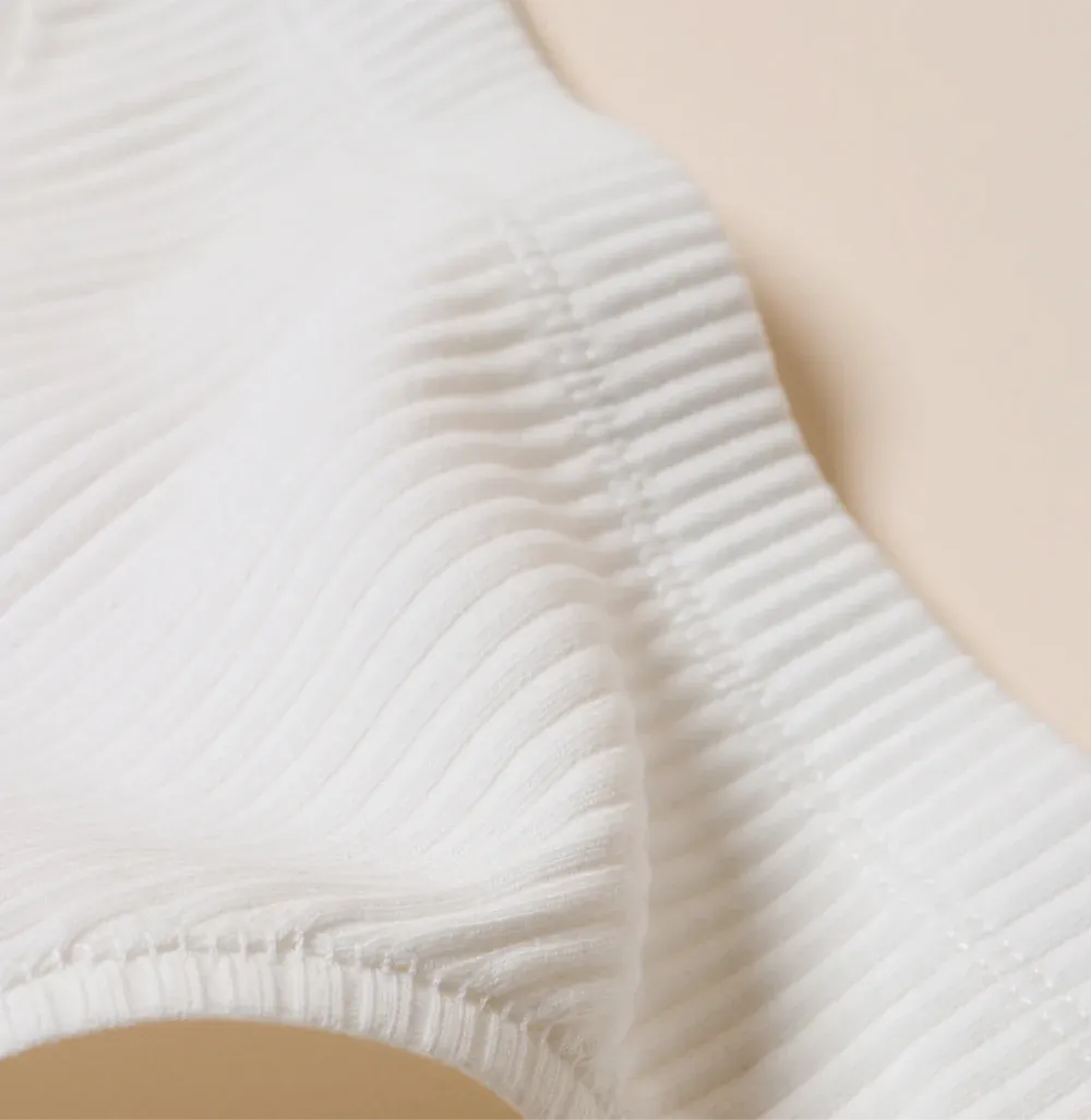Comfy Slips with Organic Cotton – 2 Slips in White & Black