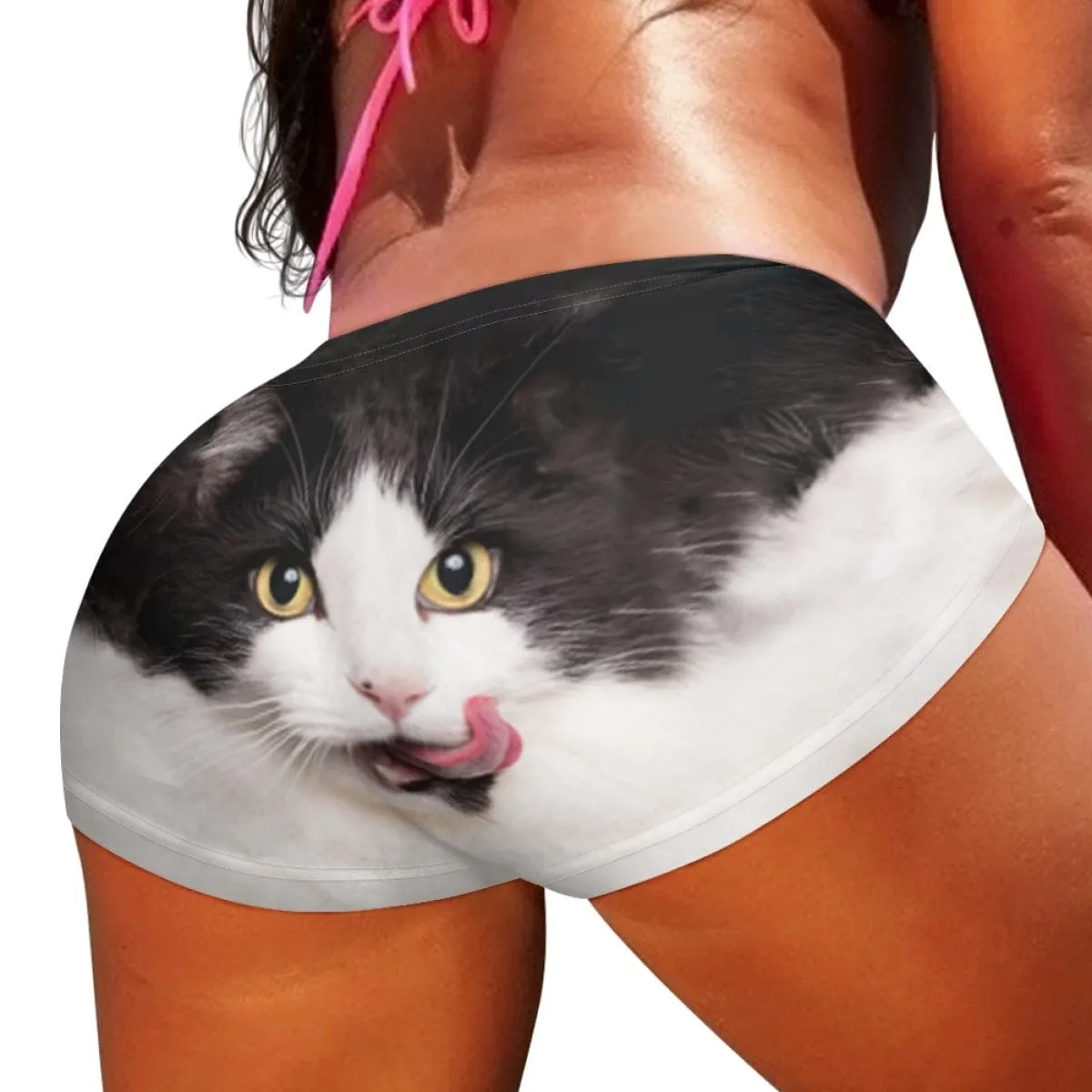 Custom Big Funny Face Women Sexy Short Pants Comfortable Fashion Gym Sport Daily Shorts Bottom