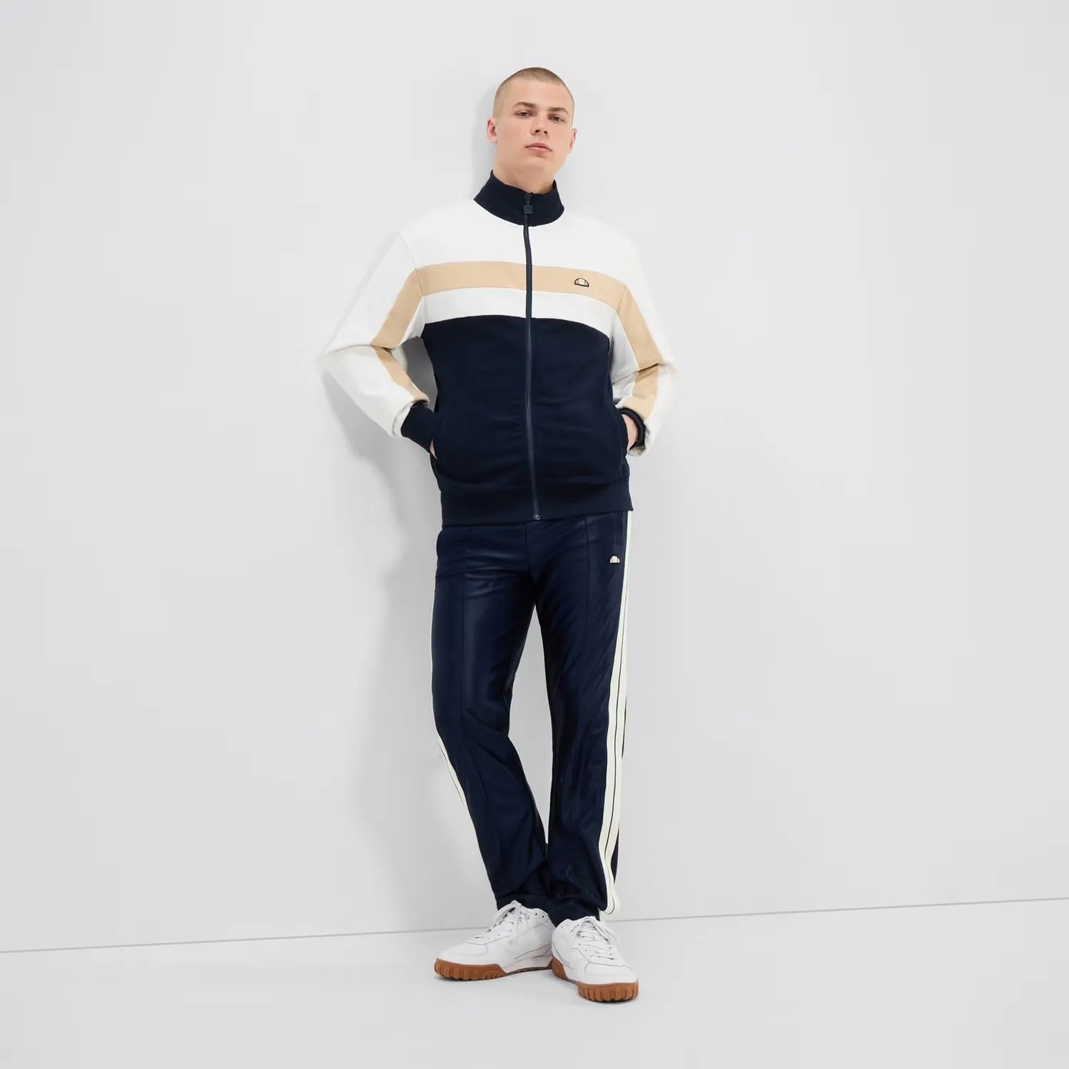 Ellesse Anzios Track top white /Navy