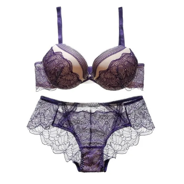 Female Buckle Bra Sets