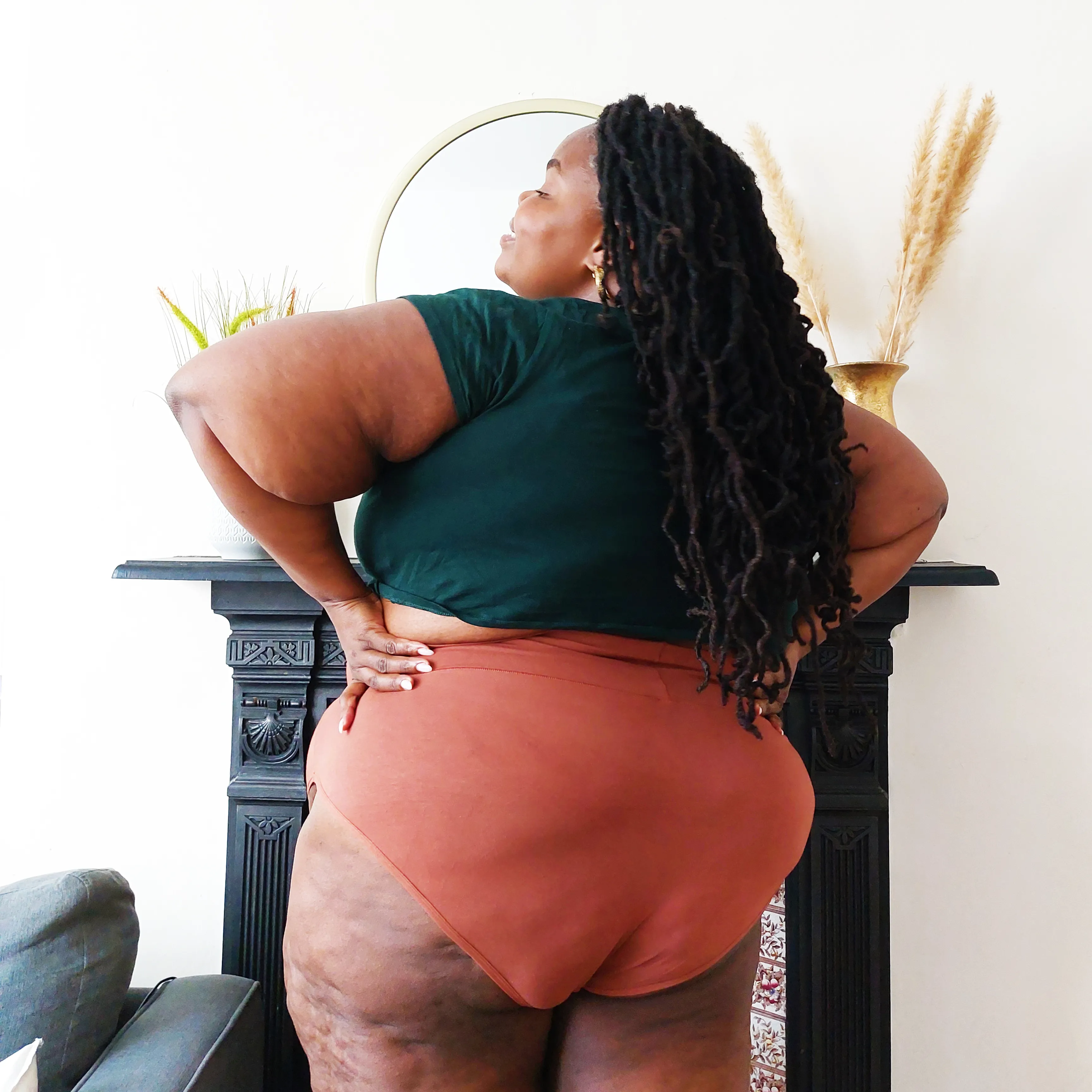 Full Brief Panties - Root Beer