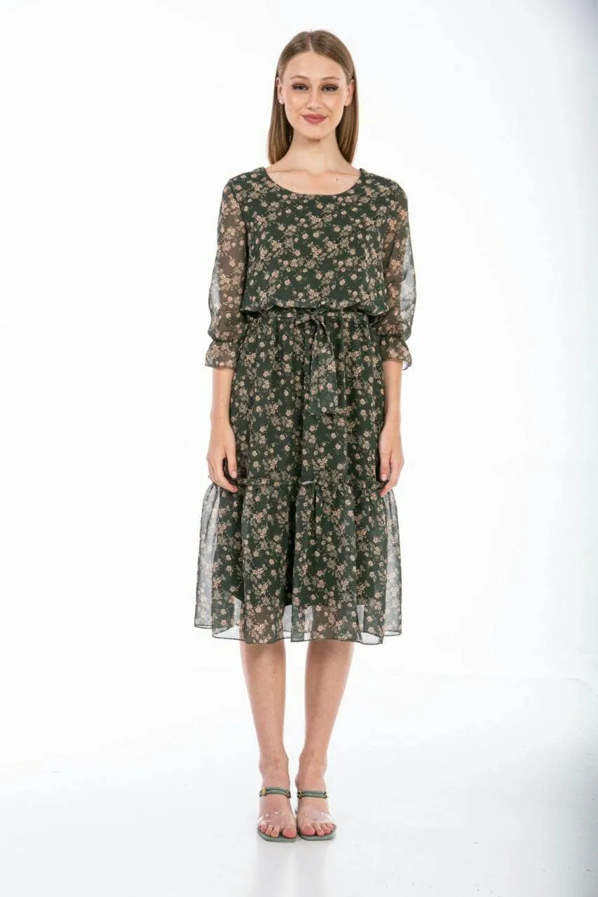 GREEN GARDEN LADIES DRESS