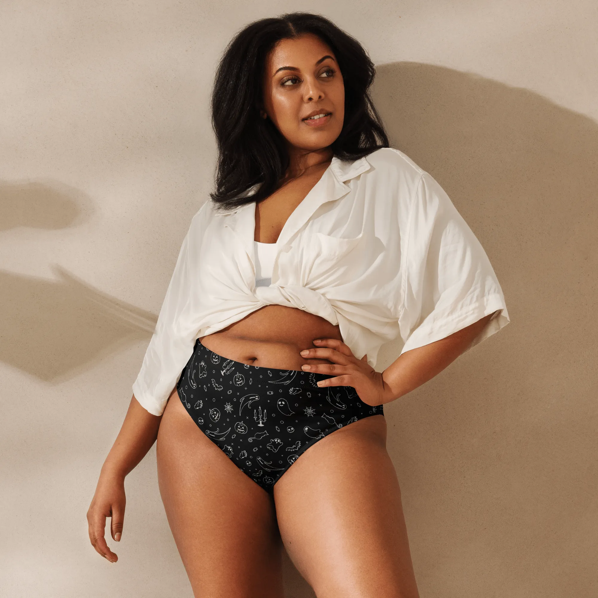 Halloween Hottie Sport High-Waisted Bikini Bottom