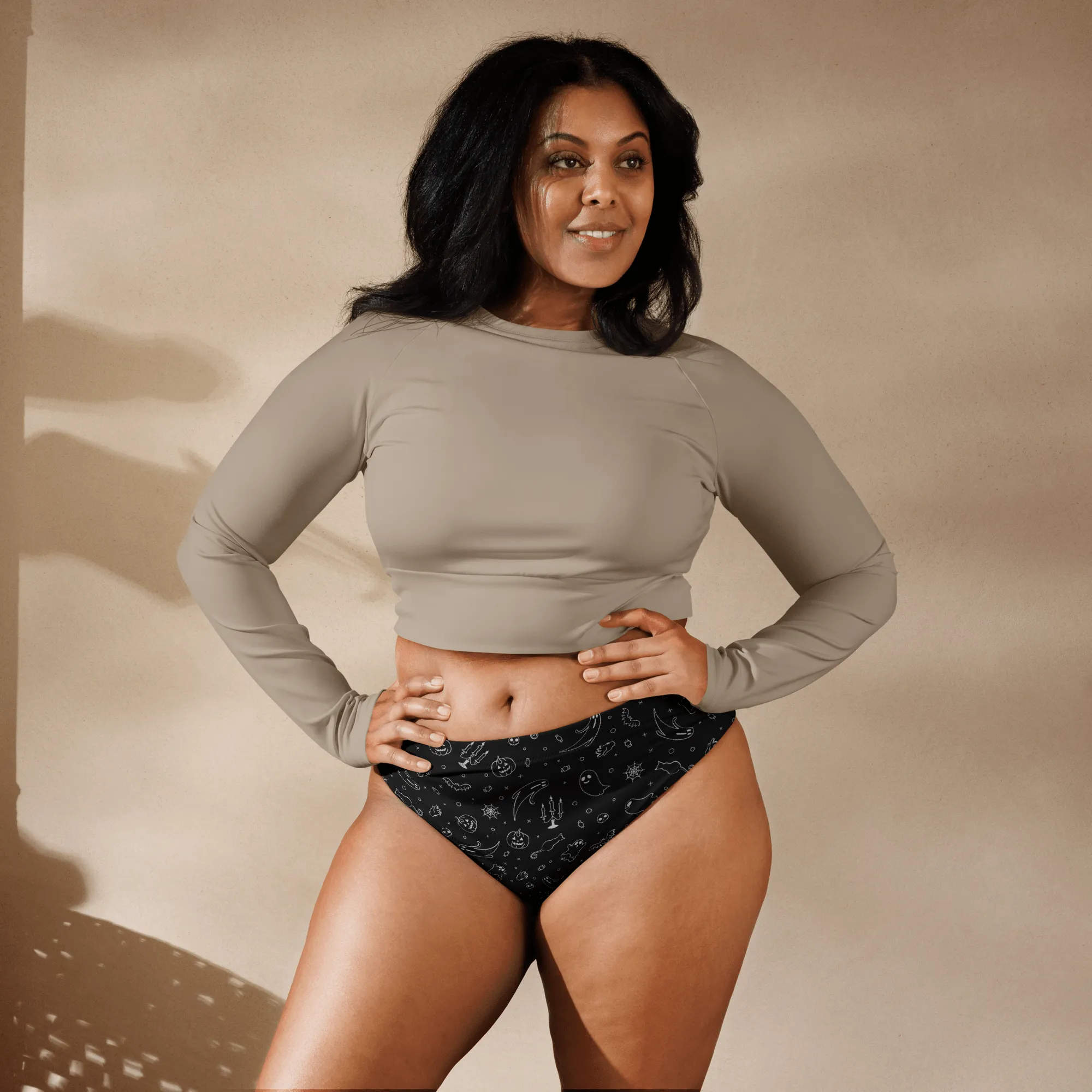 Halloween Hottie Sport High-Waisted Bikini Bottom