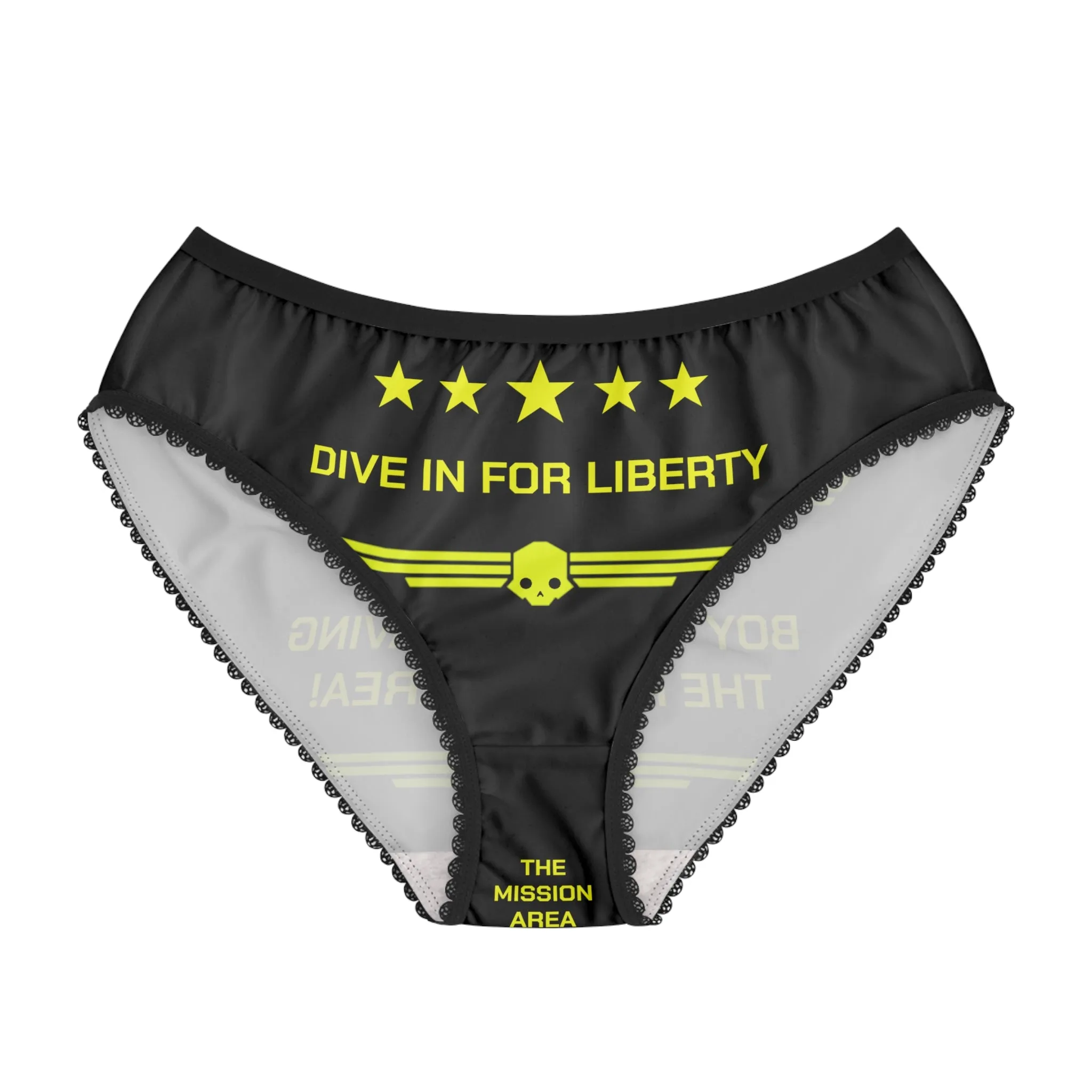 Helldivers 2 Funny Underwear Panties Women's Briefs Gag Joke Comedy Humor Humour Gift For Her Him Kinky Sexy Crude Amusing Birthday Christmas Valentine's