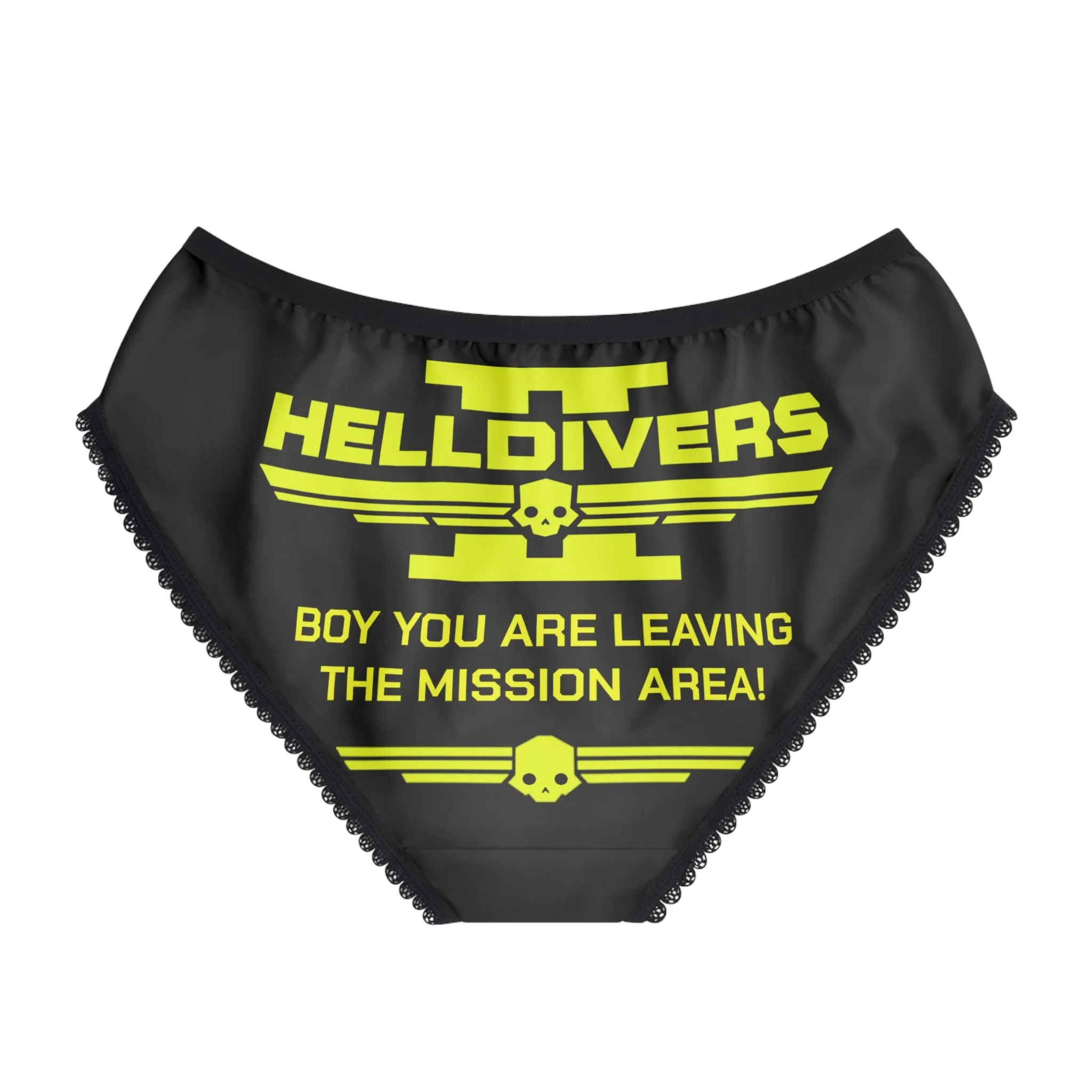 Helldivers 2 Funny Underwear Panties Women's Briefs Gag Joke Comedy Humor Humour Gift For Her Him Kinky Sexy Crude Amusing Birthday Christmas Valentine's