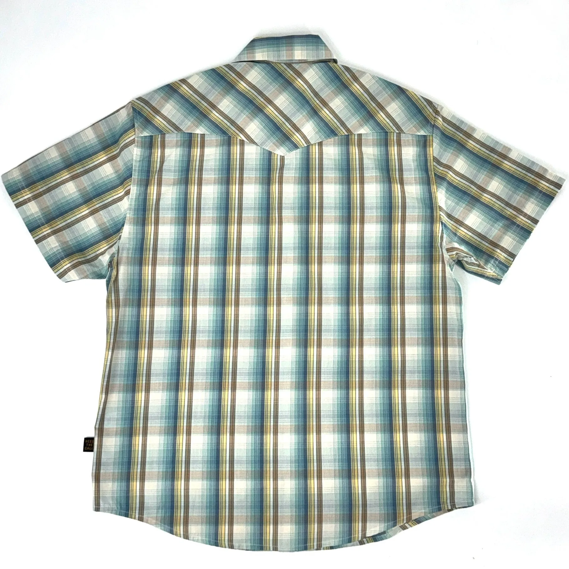 Howler Bros H Bar B Snapshirt- Seafoam Isley Plaid