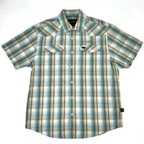Howler Bros H Bar B Snapshirt- Seafoam Isley Plaid