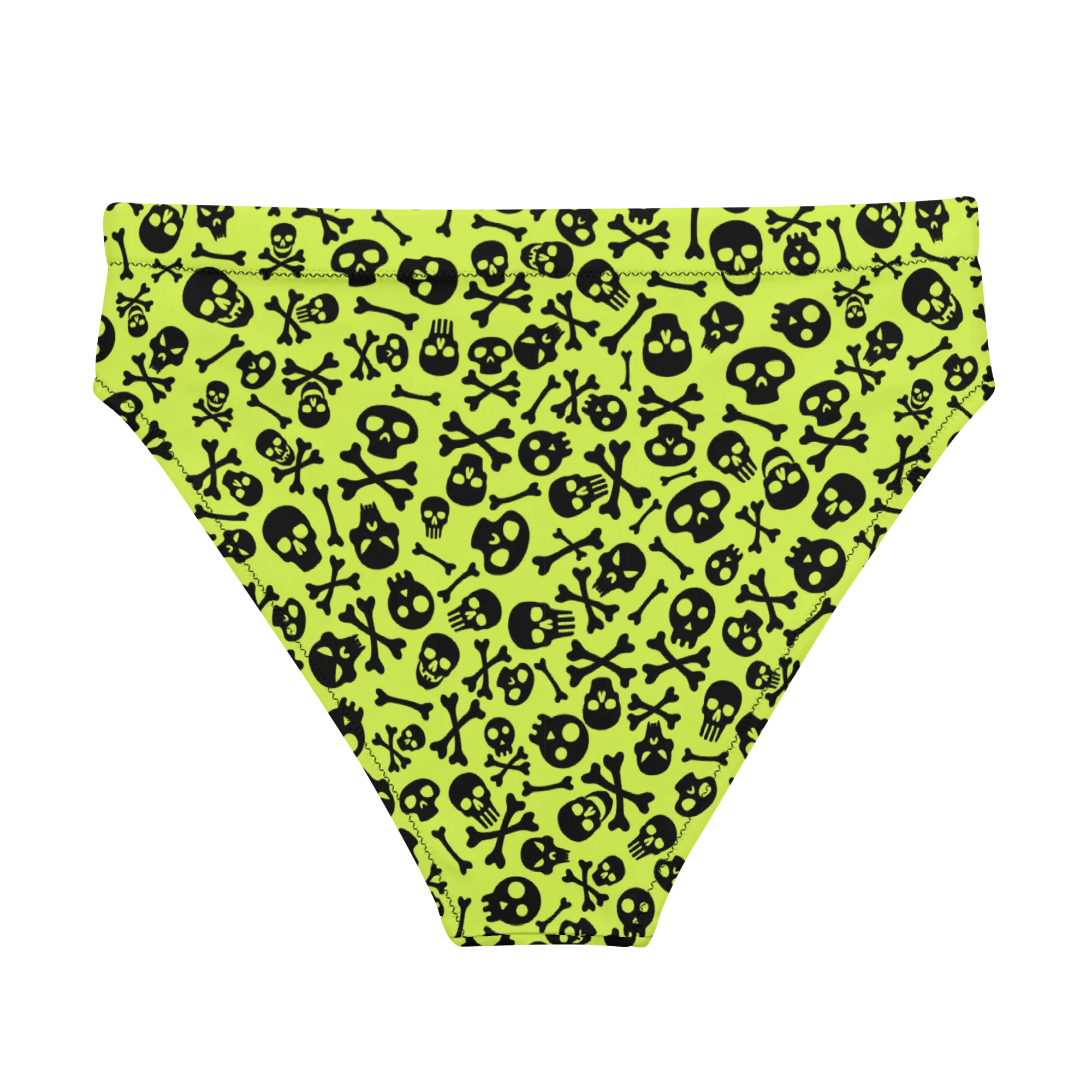 Lime Bones Sport High-Waisted Bikini Bottom