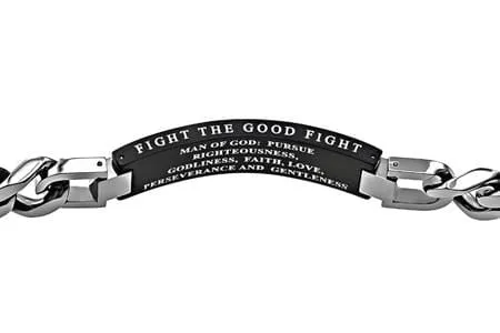 Matte Black Man Of God Bracelet