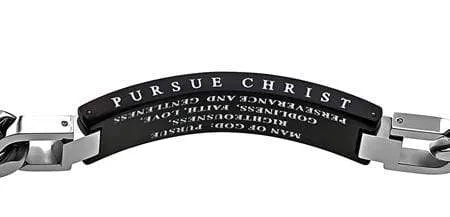 Matte Black Man Of God Bracelet