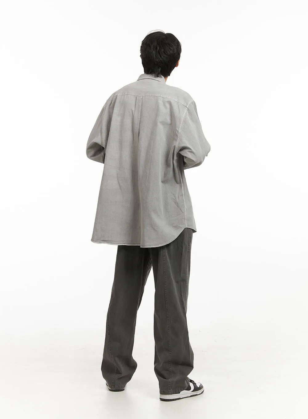 Men's Oversize Button Down Shirt IY424