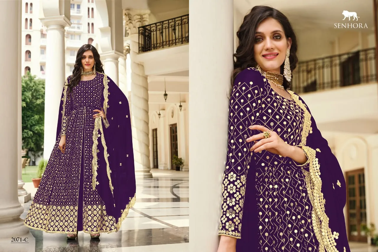 Moksa 2071 Color Senhora Designer Salwar Suits