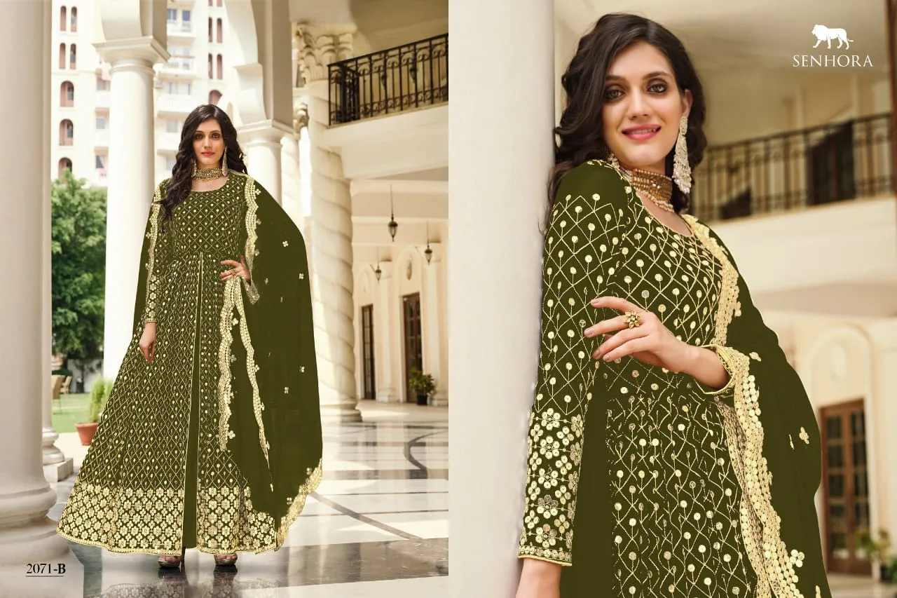 Moksa 2071 Color Senhora Designer Salwar Suits