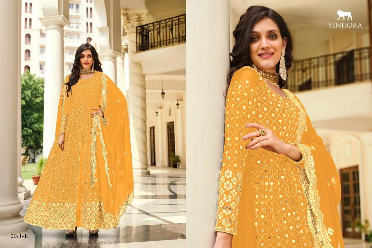 Moksa 2071 Color Senhora Designer Salwar Suits