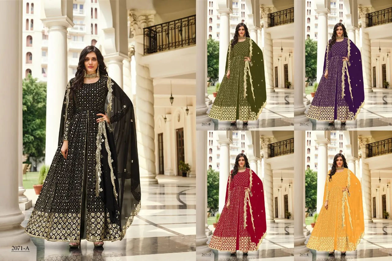 Moksa 2071 Color Senhora Designer Salwar Suits