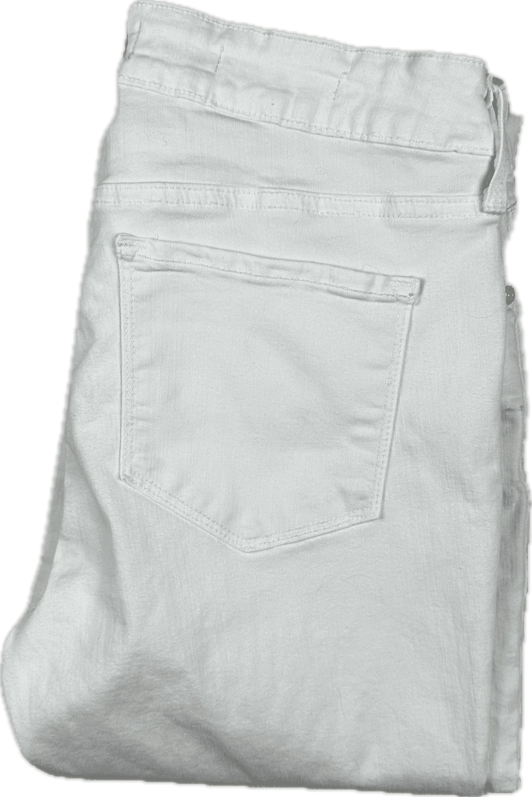 NYDJ - 'Lift & Tuck' MARILYN Straight White Jeans -Size 10US suit 14AU