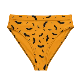 Orange Eclipse Sport High-Waisted Bikini Bottom