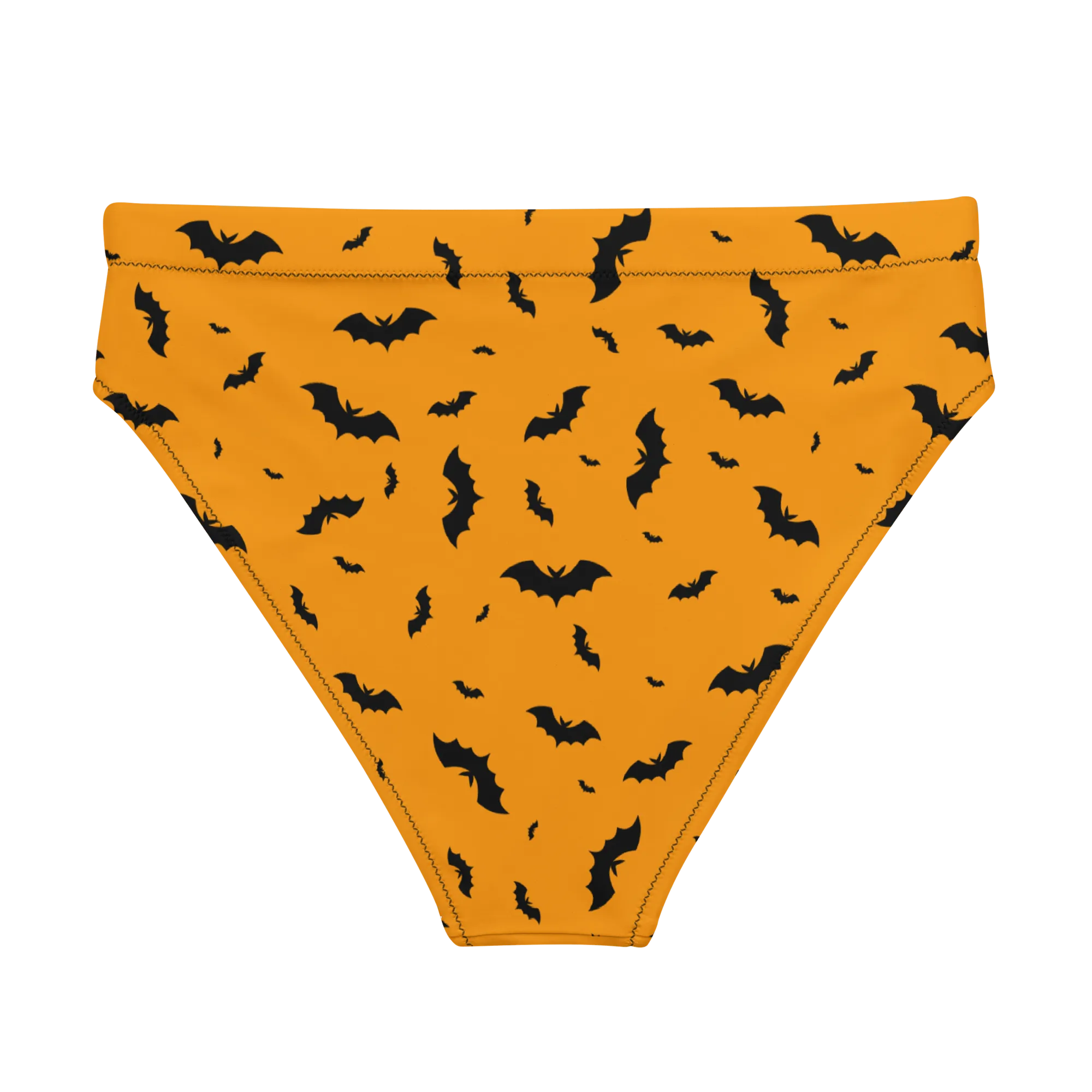 Orange Eclipse Sport High-Waisted Bikini Bottom