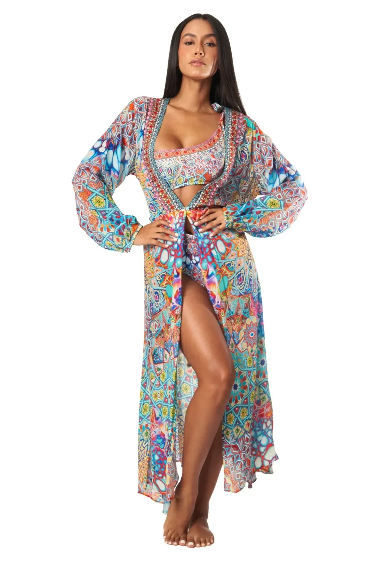River Bed Women's Maxi Wrap Dresses