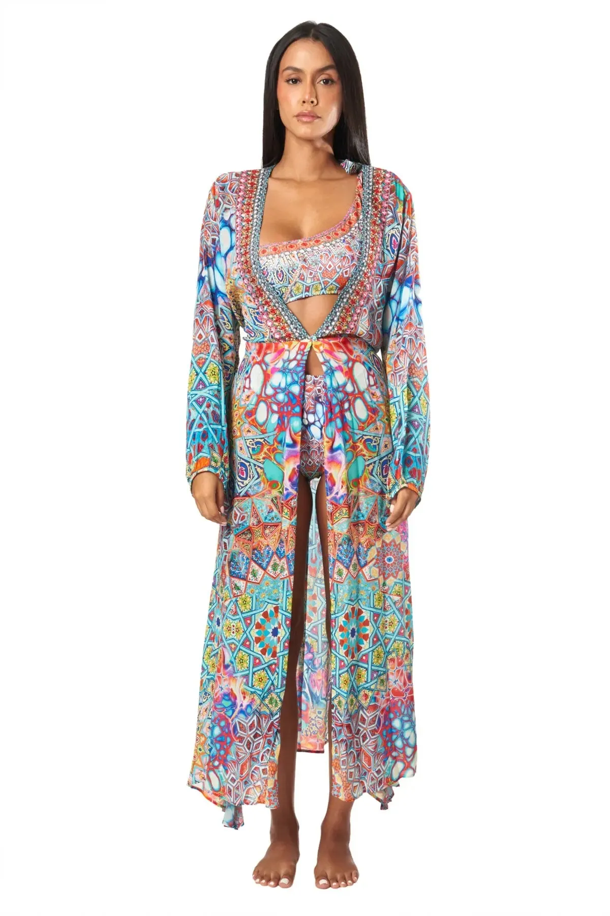 River Bed Women's Maxi Wrap Dresses