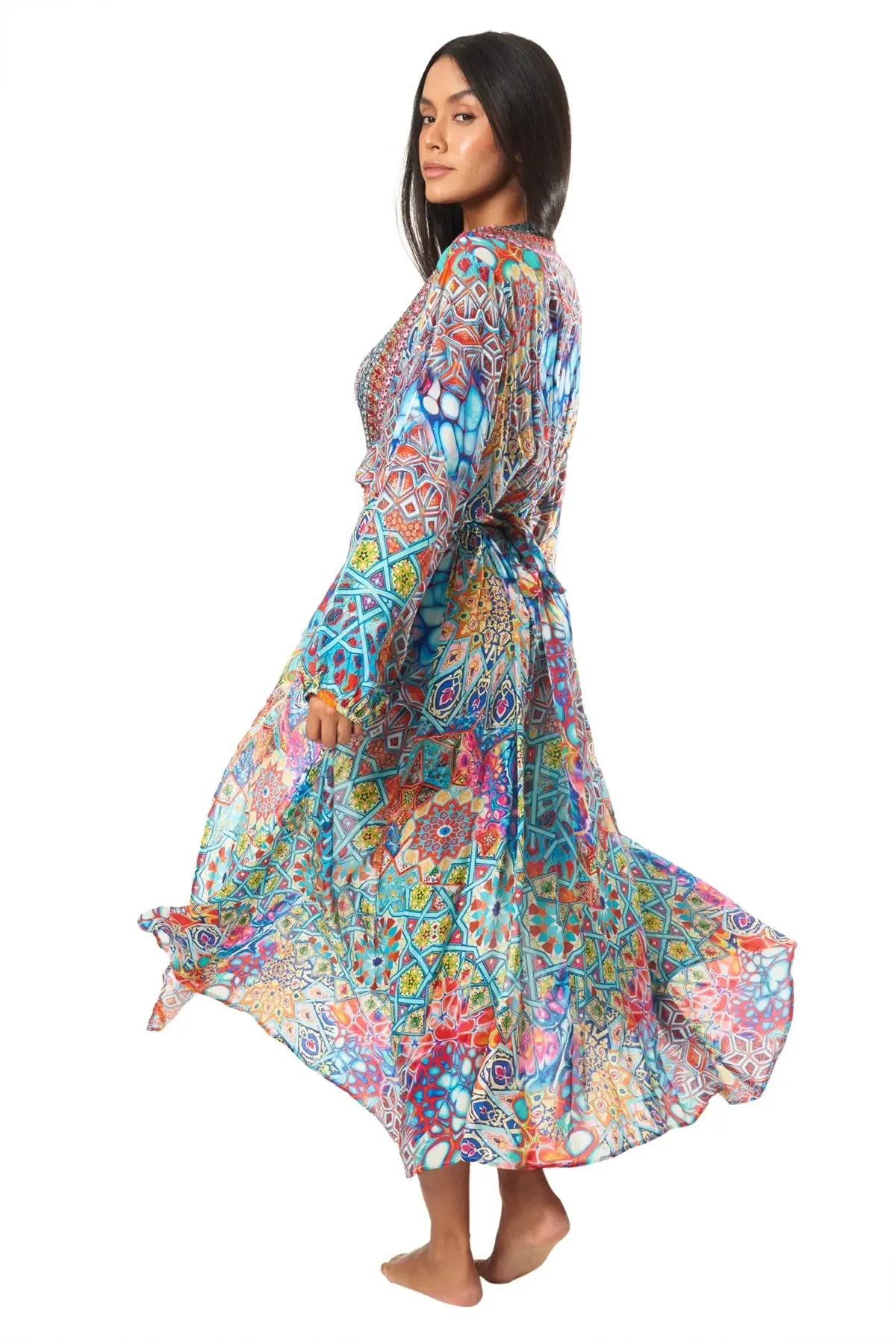 River Bed Women's Maxi Wrap Dresses