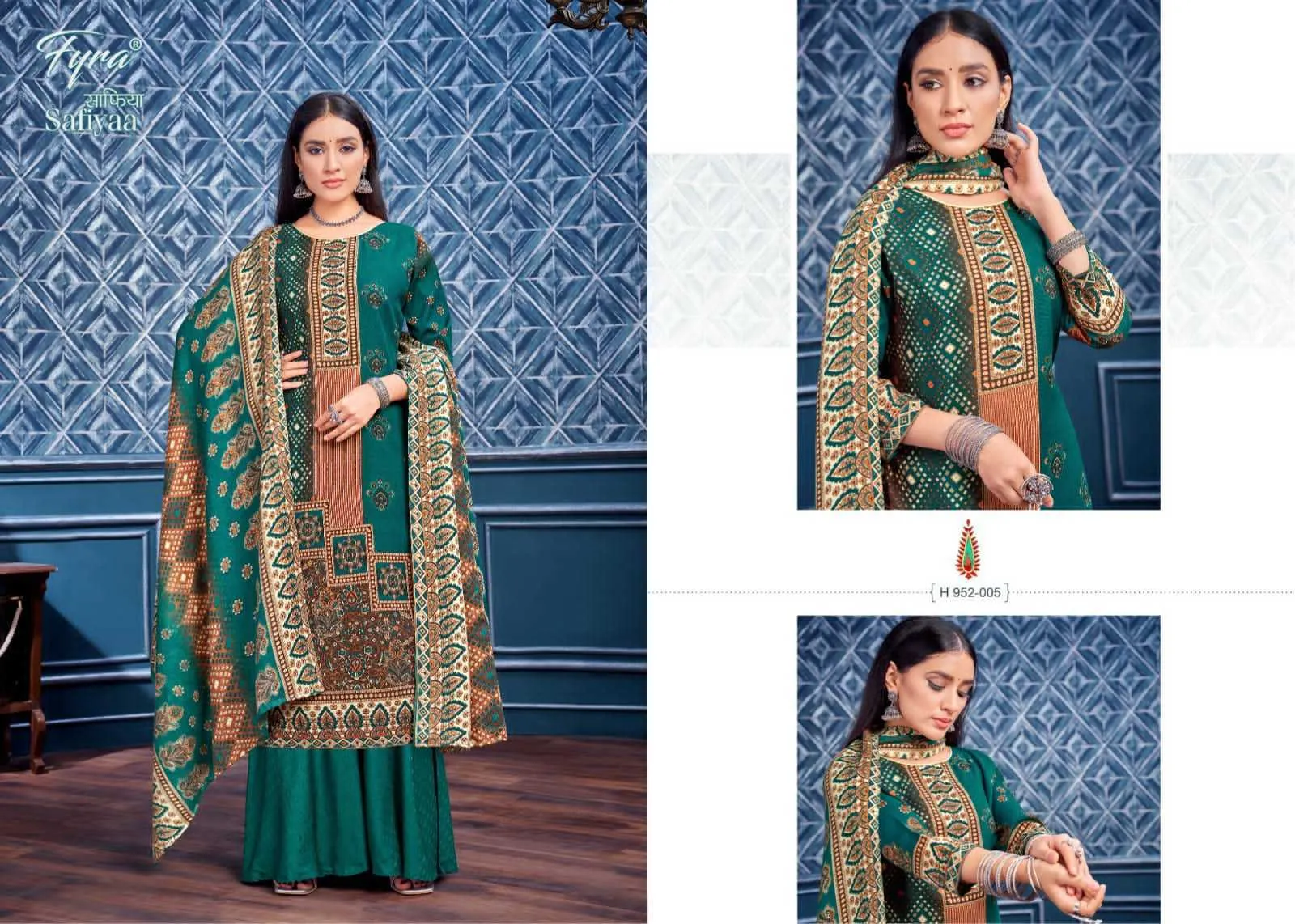 Safiyaa By Alok Suits Pashmina Unstiched Salwar Suits (365x08)