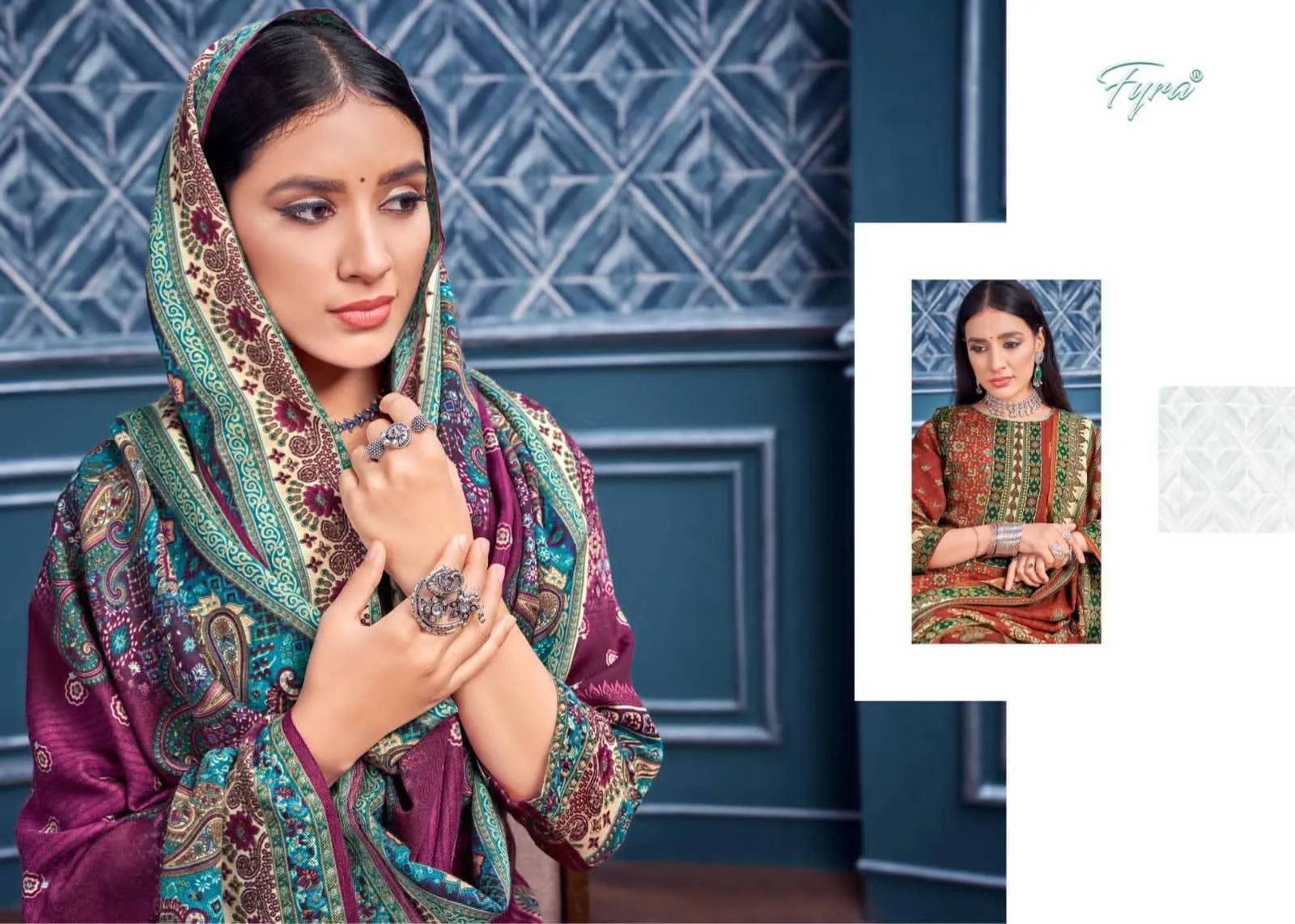 Safiyaa By Alok Suits Pashmina Unstiched Salwar Suits (365x08)
