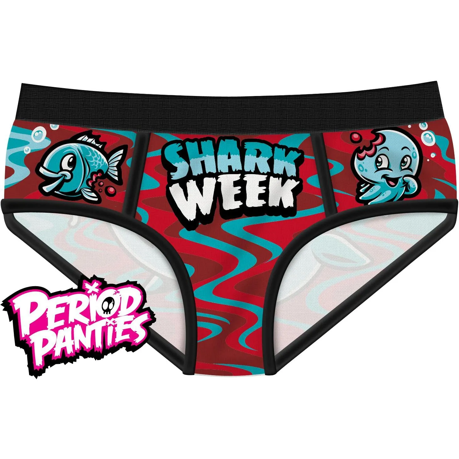 Shark Week Period Panties