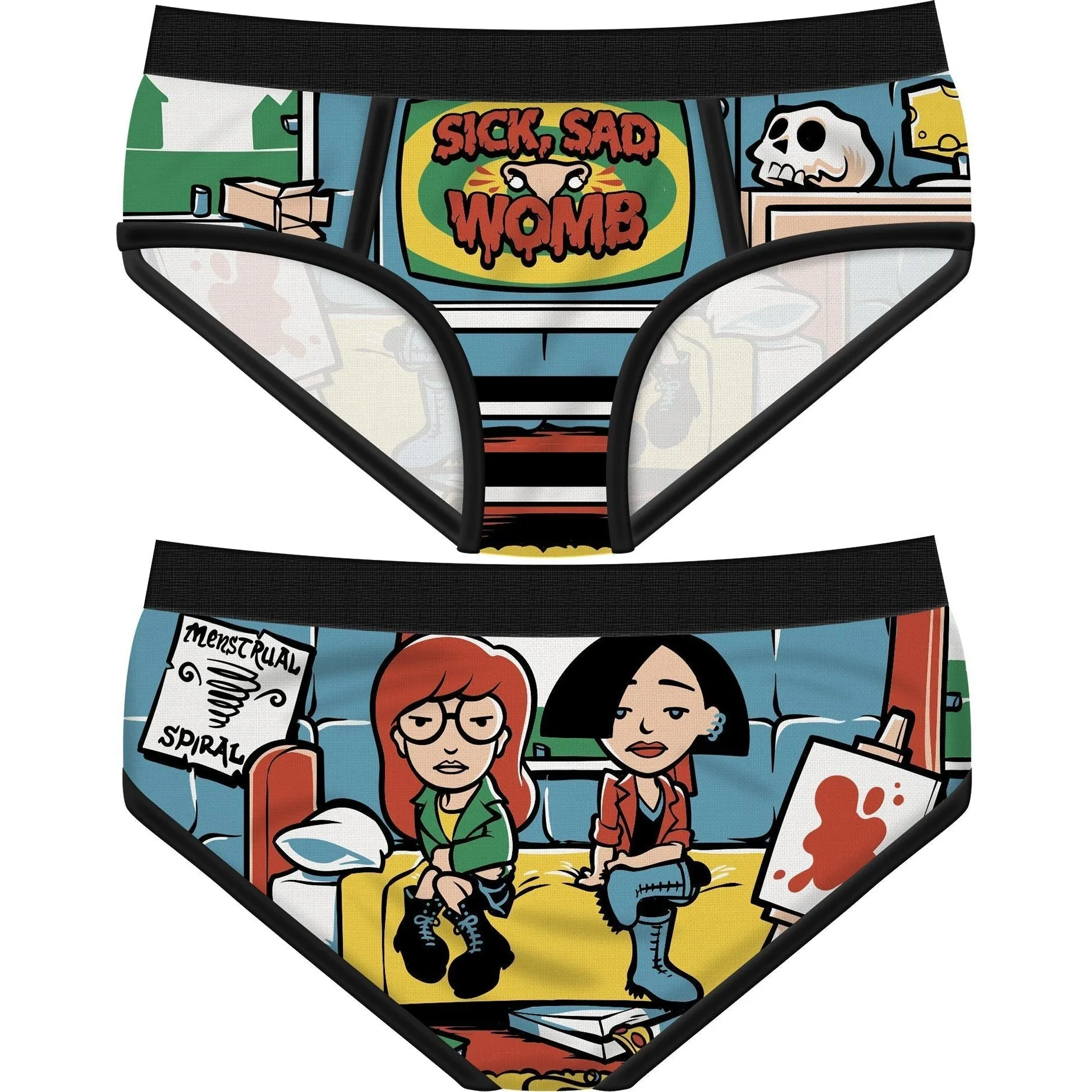 Sick, Sad Womb Period Panties