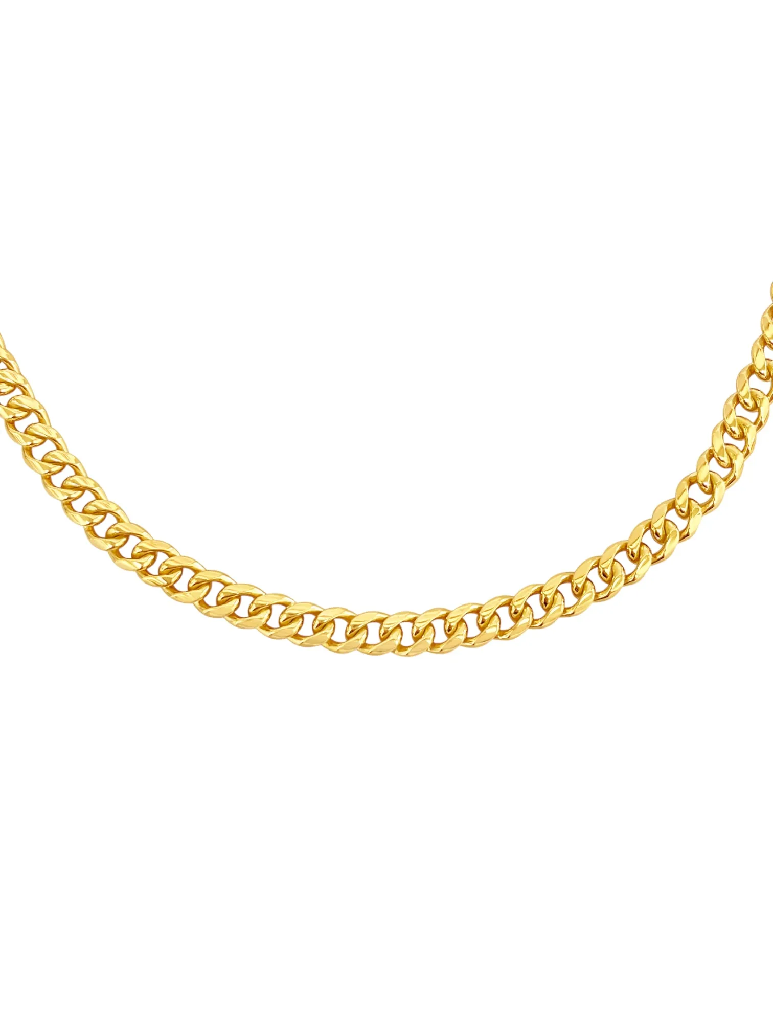Solid Cuban Link Necklace